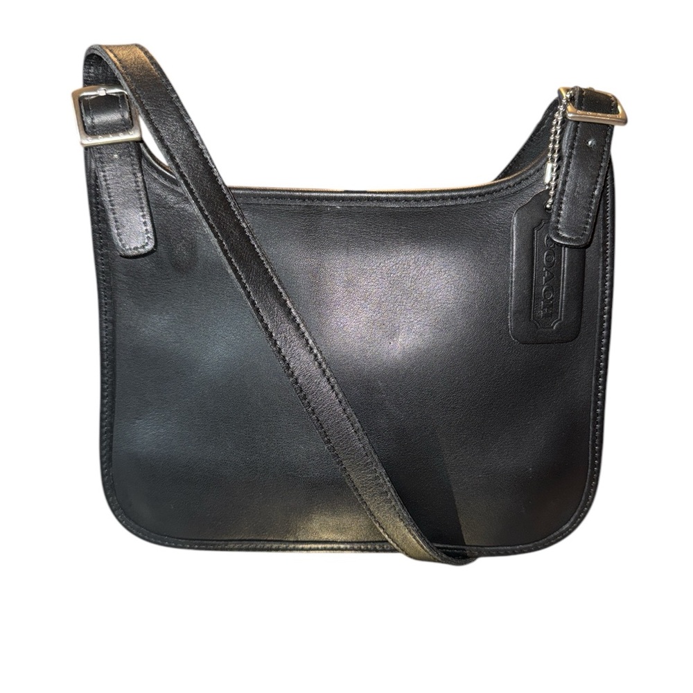 Coach Leather Mini Micro Hippie Flap Crossbody Shoulder Saddle Bag 1990’s 9142